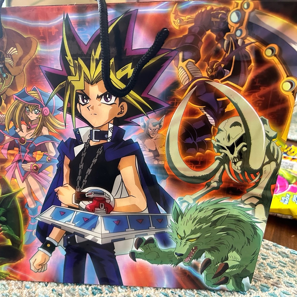 Yu -Gi-Oh vintage gift bag 1996